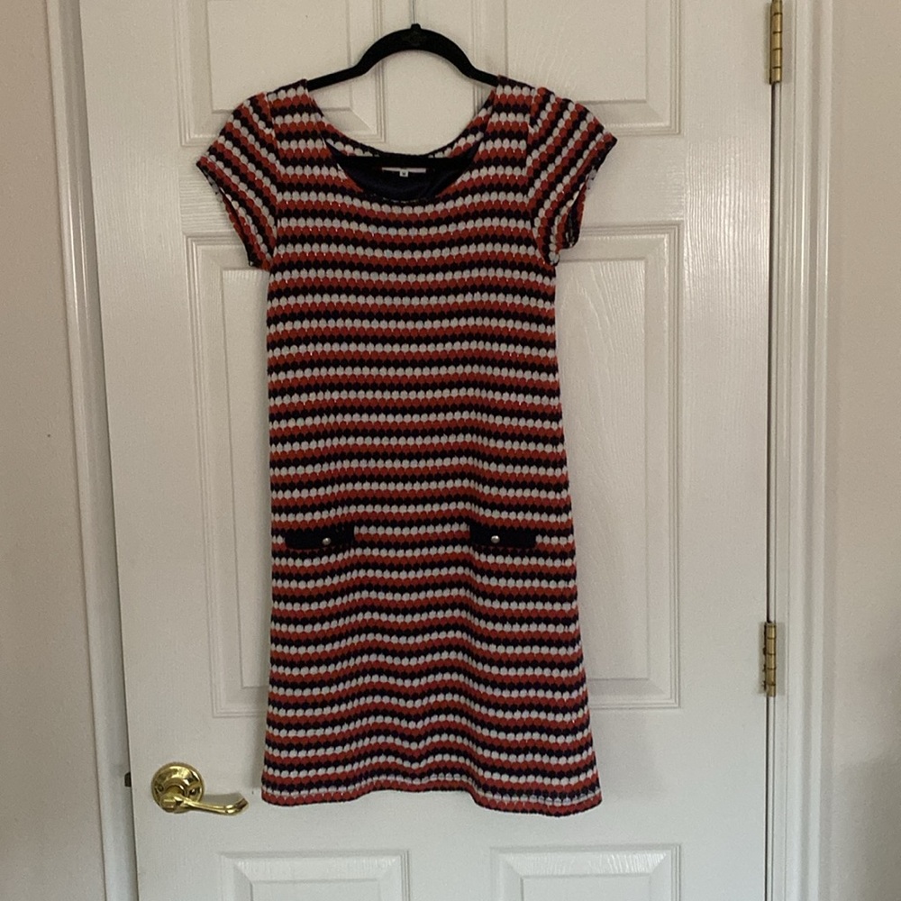 Striped Red and White Mini Dress